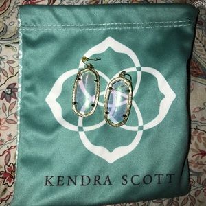 Kendra Scott Gold and Iridescent Earrings
